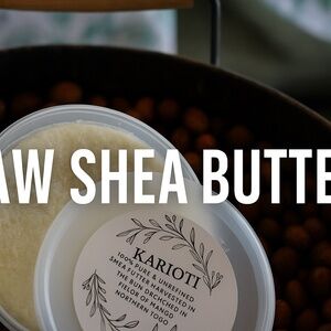 100% Raw Unrefined Shea Butter – 16oz Jar | All-Natural Skin & Hair Moisturizer